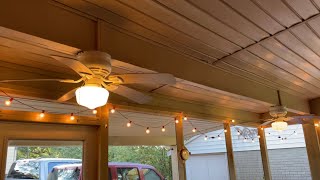 FTA 2 42” Hampton Bay Middleton Ceiling Fans [upl. by Welby]