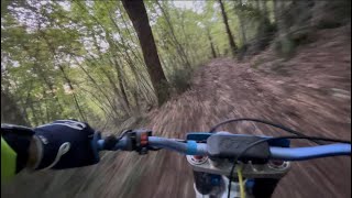 TM MX 144 Hard Enduro POV [upl. by Hnid305]