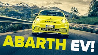 NEW Abarth 500e Review  Does an electric hothatch really work [upl. by Luebke]