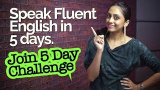 How to speak Fluent English in 5 days  Learn 1 Easy Trick for speaking fluently with Meera [upl. by Nonna]