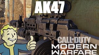 Kitted out AK47 Fallout 4 fo4 fallout4 modernwarfare [upl. by Soluk]