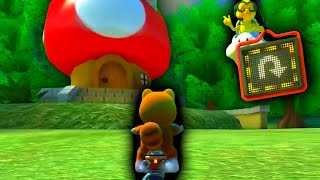 Going OUT OF BOUNDS in Mario Kart 8 Deluxe [upl. by Nadoj]