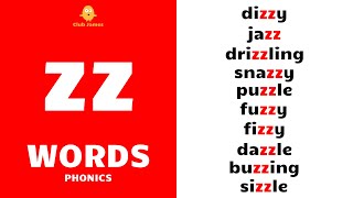 English Phonics  zz Words with Example Sentences [upl. by Fulmis264]