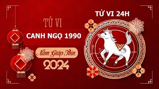 Tử vi tuổi Canh Ngọ nam mạng nữ mạng 1990 năm 2024 Nam có quý nhân phù trợnữ cẩn thận với tai họa [upl. by Nyleahs]