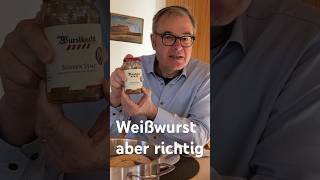 Weißwurst richtig essen food [upl. by Ezri]