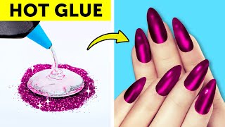 Hot glue is back 21 GLUE GUN HACKS and DIYs by 5Minute Crafts [upl. by Wilsey]