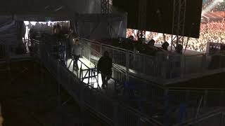 Foo Fighters leaving stage Etihad Manchester [upl. by Eduard]