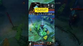 Dota 2 KEZ New Hero New RAMPAGE dota2 dota2rampage [upl. by Adniral]