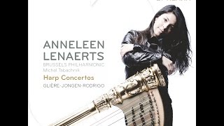 Anneleen Lenaerts records Harp Concertos Glière Rodrigo Jongen [upl. by Tabbitha]