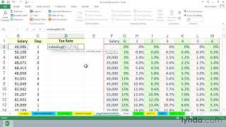 Excel Tutorial  Using VLOOKUP with large tables [upl. by Eimyaj]