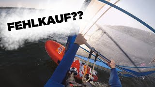 Erster Test des Starboard Race Foils  TRAUM oder FEHLKAUF  Windsurfen Möhnesee [upl. by Noteek]