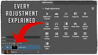 Every Photoshop Adjustment Explained [upl. by Nosylla]