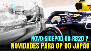 RB20 NO GP DO JAPÃO  PORTAL DIVULGA “POSSÍVEL” MUDANÇA NO SIDEPOD NO CARRO DO VERSTAPPEN E PEREZ [upl. by Alexander174]