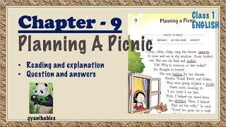 Planning a Picnic II CHAPTER 9 II CLASS1 ENGLISH II [upl. by Aniral]