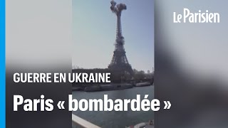 « Si on tombe vous tombez »  une vidéo choc imagine Paris bombardée par des avions russes [upl. by Uok]