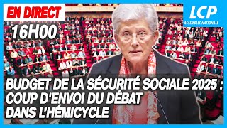 Budget de la Sécurité sociale 2025  coup denvoi en séance publique à lAssemblée [upl. by Arraic742]