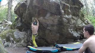 Dump Traverse v7 Hartland Bouldering [upl. by Nillor]