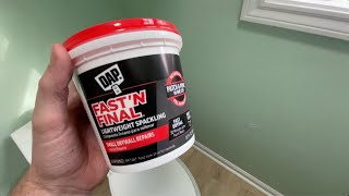 DAP Fast n Final Wall Spackle The DIYers Secret Weapon Review [upl. by Luing786]