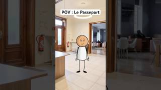 Le Passeport 📕 antoinebordes video france animation viralvideo [upl. by Eiloj]