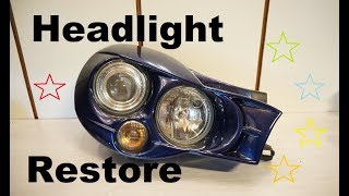 Project Impreza Wagon 2001  Morette Headlights restoration [upl. by Aluk]