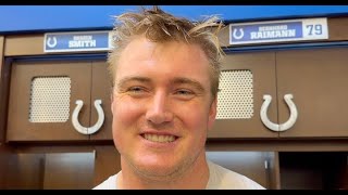 Indianapolis Colts  Bernhard Raimann is becoming a stalwart at left tackle  here he tells you why [upl. by Bergin219]