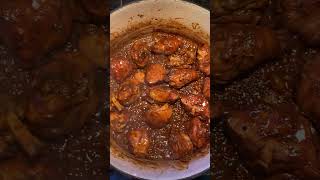 Rice  Bhagi  Stew Chicken  CaribbeanPotcom [upl. by Aniri]