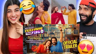 VICKY VIDYA KA WOH WALA VIDEO  TRAILER REACTION  RAJKUMMAR RAO TRIPTII DIMRI  RAAJ S  BHUSHAN K [upl. by Ardra479]