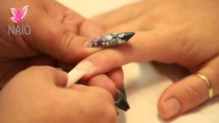 Application dune Capsule Blanche Tutoriel par Naio Nails [upl. by Crean]