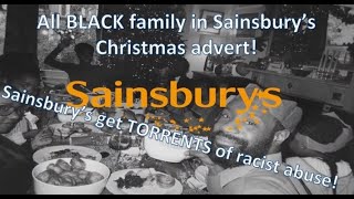 SAINSBURYS Gravy Song Christmas advert has ALL BLACK FAMILY and gets TORRENTS of RACIST ABUSE [upl. by Aydin347]