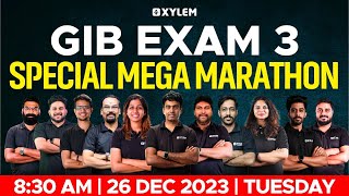 GIB EXAM 3 SPECIAL MEGA MARATHON🔥  Xylem NEET [upl. by Cathrine]