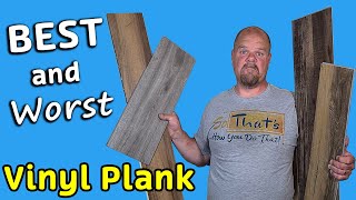 What are the BEST Brands of Vinyl Plank and How to Test their QUALITY [upl. by Jarad]