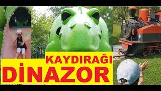 Eylül ile Dinazor kaydırağını keşfediyoruz [upl. by Wilen]