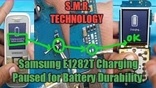 Samsung GT  E1200T Charging Paused for Battery Durability 100 Solve [upl. by Hilbert]