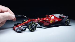 I built a Ferrari Formula 1 racecar  120 2017 Ferrari F1 SF70H  TAMIYA [upl. by Leahpar782]