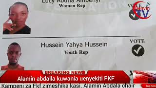 Kampeni za Fkf zashika kasi Mombasa Al Amin A Abdala akutana na wajumbe wa jomvu [upl. by Ahsayn]