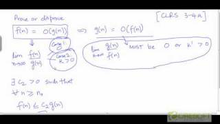 Problem Asymptotic notation properties 1 [upl. by Naugal721]