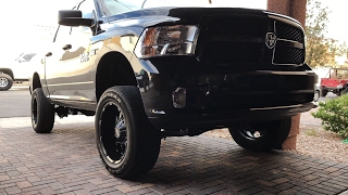 ECO mode still works 6quot lift 33quot tires Ram 1500 hemi 4x4 [upl. by Lazos]