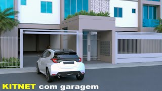 Como Fazer Prédio de KITNET com Garagem [upl. by Novihs505]