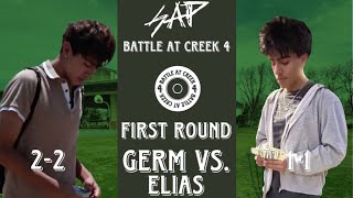 “Battle At Creek 4” First Rounds 416 Germ Vs Elias [upl. by Graehl635]