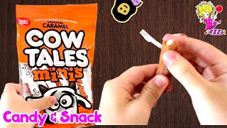 🍬 Original Caramel Cow Tales Minis  Candy amp Snack Review [upl. by Tammy]