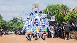 Défilé du groupement motorisé de la gendarmerie nationale malienne 22 Septembre 2024 [upl. by Yauqaj900]