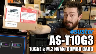 Asustor AST10G3 10GbE amp M 2 NVMe SSD Card Review [upl. by Sondra485]