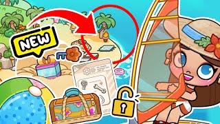 TODOS LOS SECRETOS DE LA NUEVA ACTUALIZACIÓN de Avatar World PLAYA  AVIÓN  Sol Games [upl. by Fennessy]