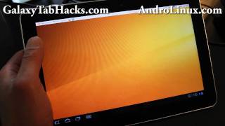 How to Install Ubuntu on Galaxy Tab 101 Android Tablet [upl. by Reprah360]