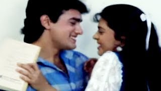 Aamir Khan flirting with Juhi Chawla  Daulat Ki Jung  Bollywood Scene [upl. by Eimam]