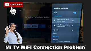 Mi Tv WiFi Connection Problem  Mi Tv Wifi Connected But No Internet  Mi Tv Internet Not Working [upl. by Aelanej119]