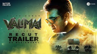 Valimai  Trailer  Recut  Ajith Kumar  HVinoth  GV Mediaworks [upl. by Oaoj]