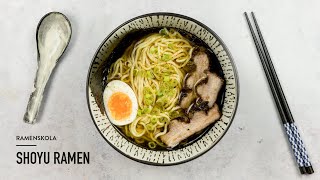 Shoyu ramen med krispigt sidfläsk [upl. by Bleier]