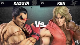 Super Smash Bros Ultimate Tekken VS Street Fighter [upl. by Tarrah]