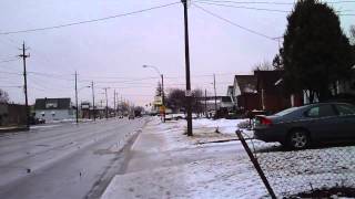 Weather Report from Wallaceburg Ontario Canada 27032013 Slush Storm [upl. by Linders]